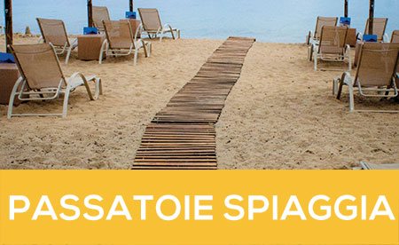 Passatoie e pedane per la spiaggia